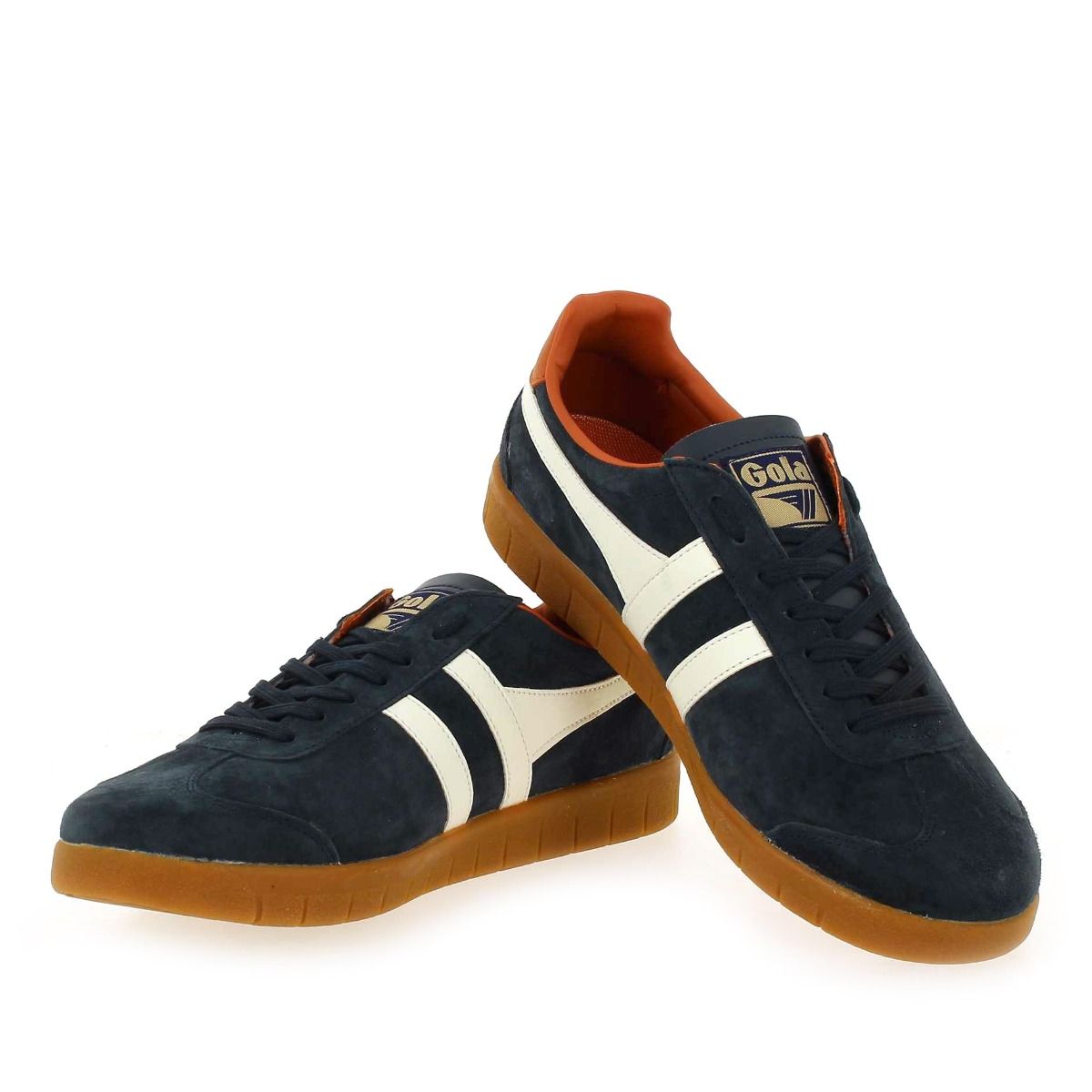 Gola  HURRICANE SUEDE CMB046 - Marine écru