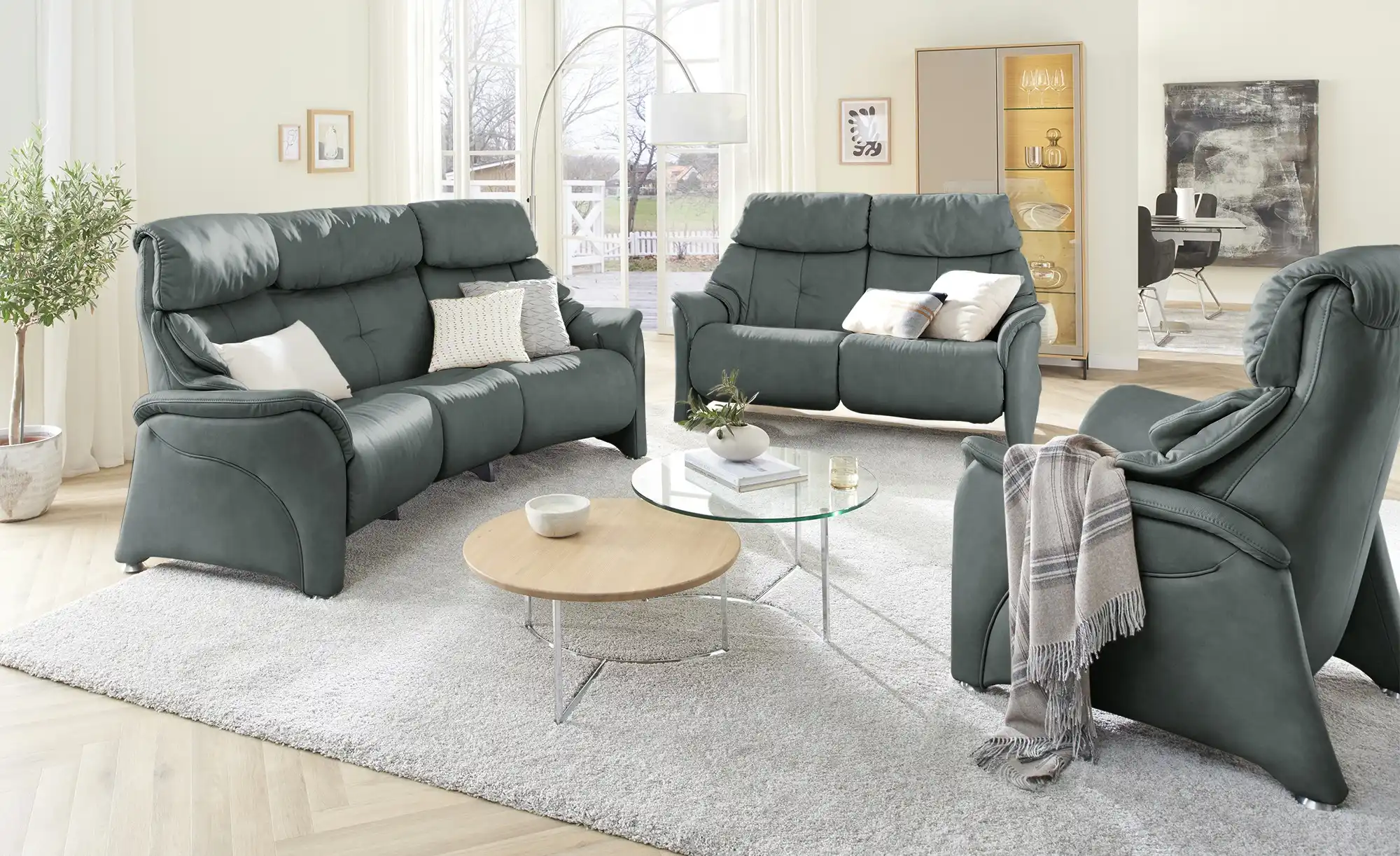 himolla Trapezsofa 3-sitzig 4217