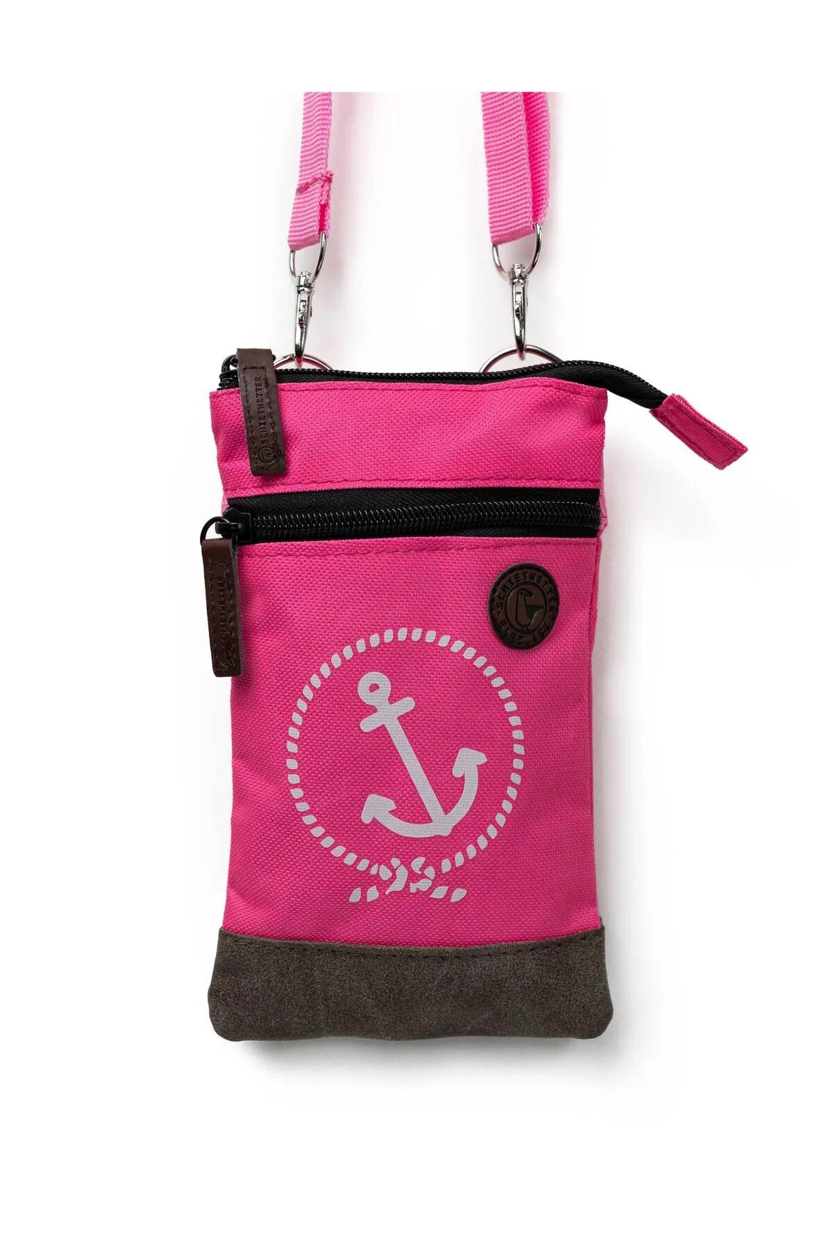 SCHIETWETTER  Messenger Bag - Rosa - Unifarben