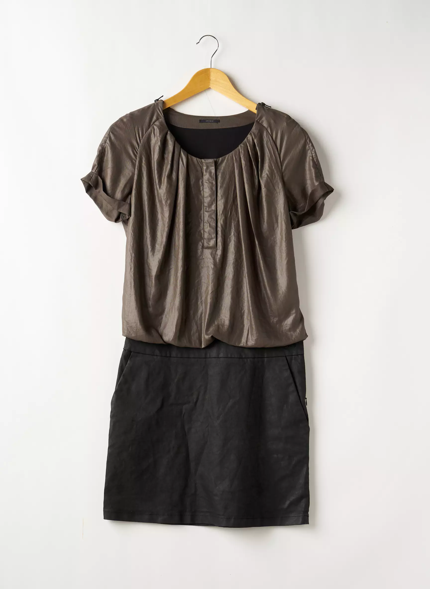 Ikks Robes Courtes Femme couleur gris
