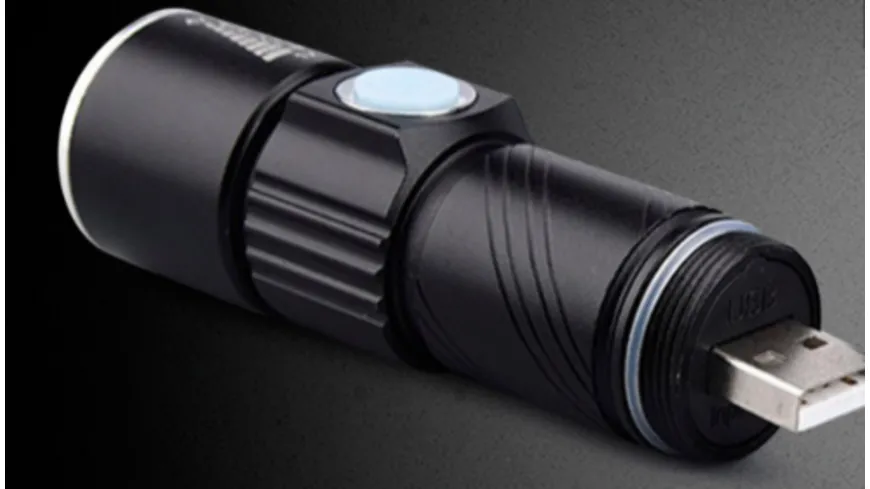 BLACK COFFEE Taschenlampe mit LED-Licht