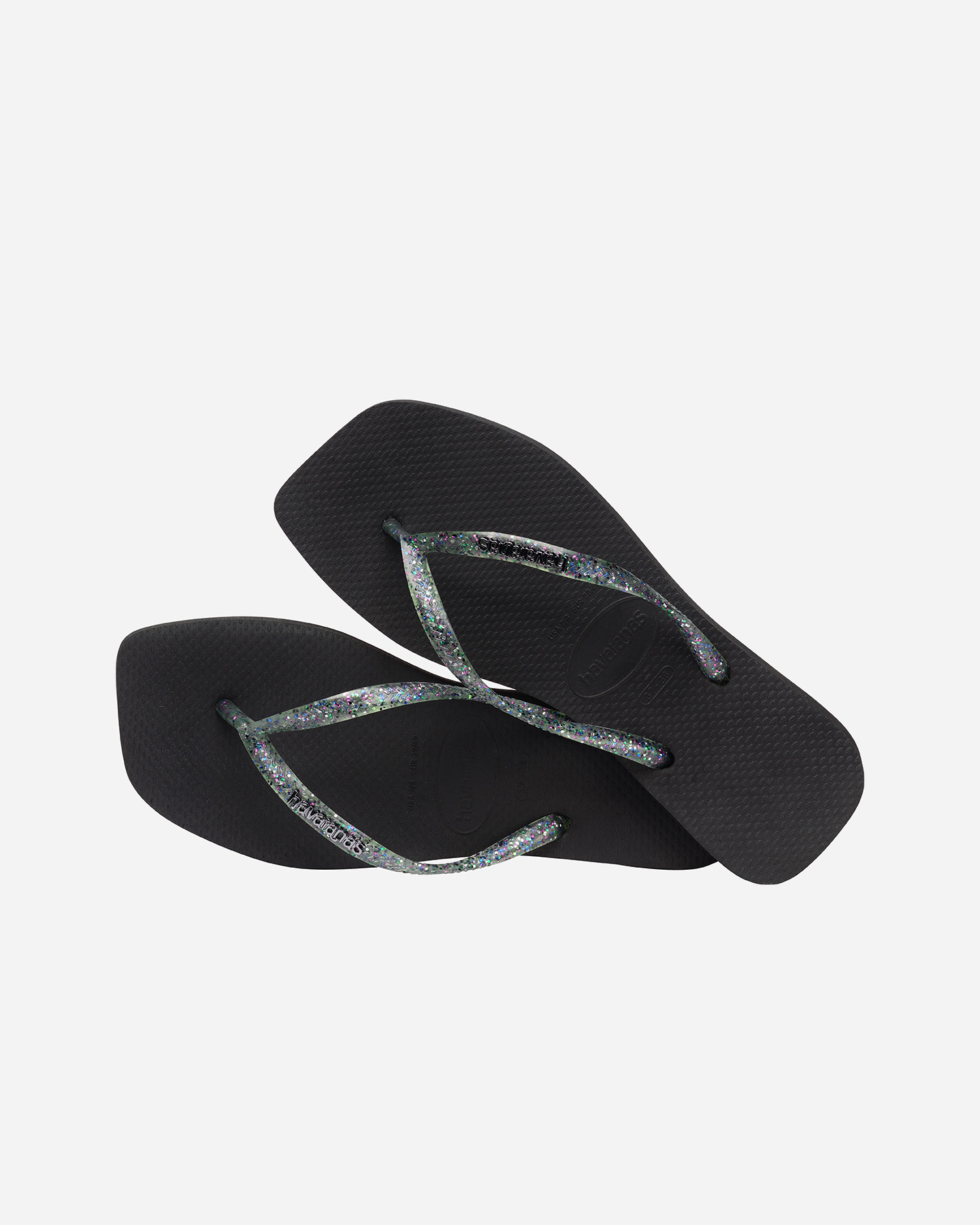 Infradito Havaianas Slim Square Logo Metallic W 4148257-0090