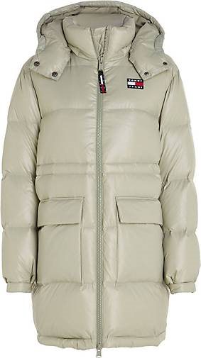 TOMMY-JEANS Damen Daunenjacke mit Kapuze TJW MIDI ALASKA PUFFER