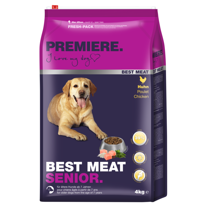 PREMIERE Hundetrockenfutter PREMIERE Best Meat Senior Huhn 4 kg