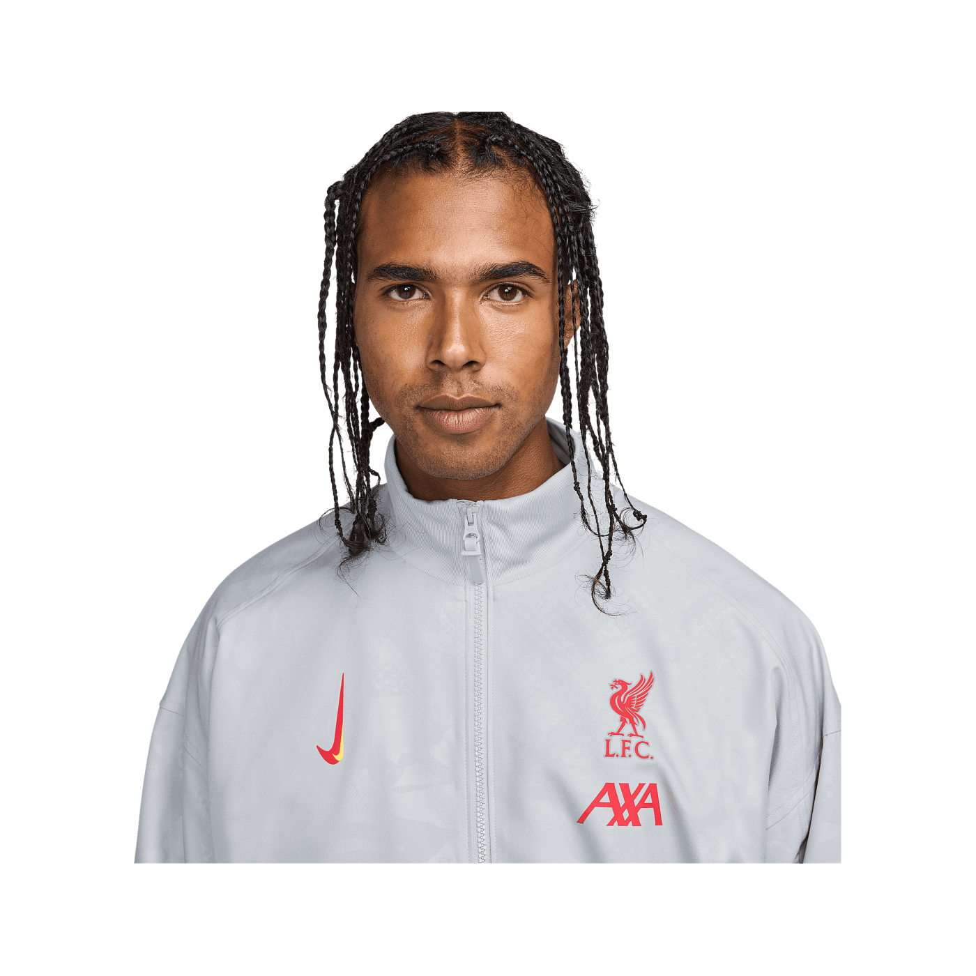 Nike FC Liverpool Strike Anthem Jacke 3rd Grau F078
