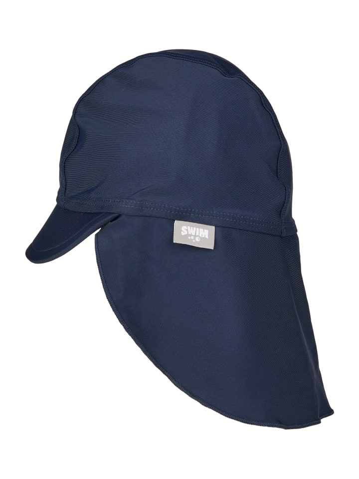 Sterntaler Bademütze mit Nackenschutz uni in marineblau günstig kaufen