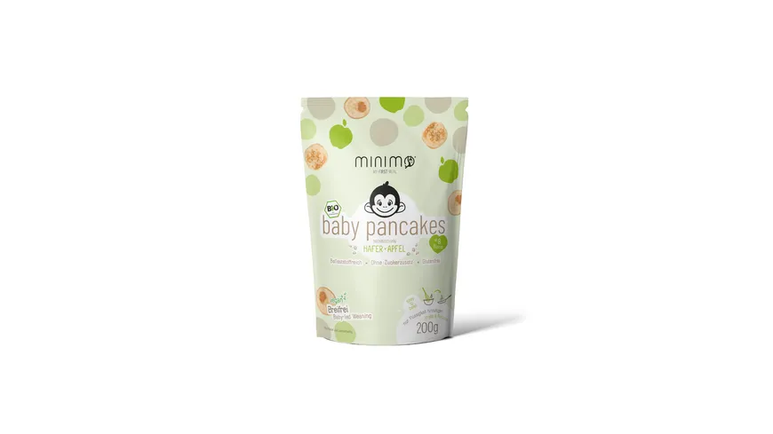 minimo Bio Baby Pancakes Hafer Apfel 200 g