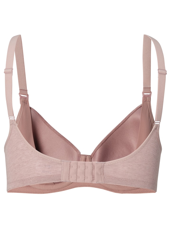 Noppies Gepolsterter Still-Bh Cotton Melange in Bark Melange günstig kaufen