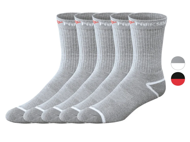 Conjunto de 5 pares de sapatos masculinos PARKSIDE®