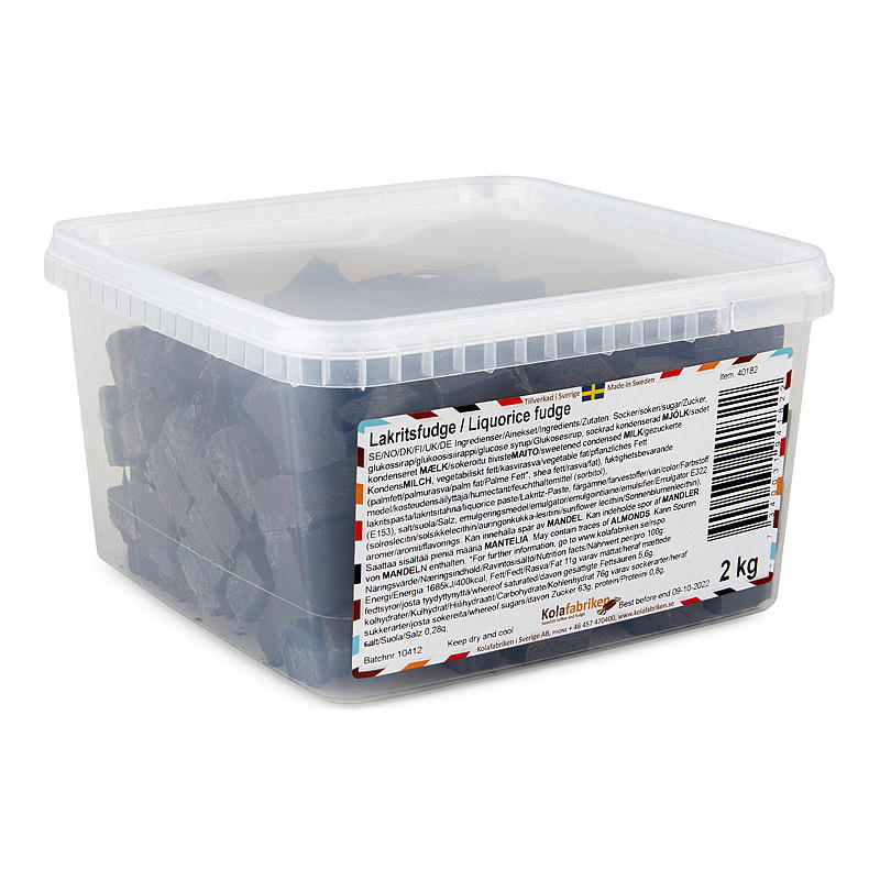 KnallGodt Lakris fudge 2,0 kg karamell