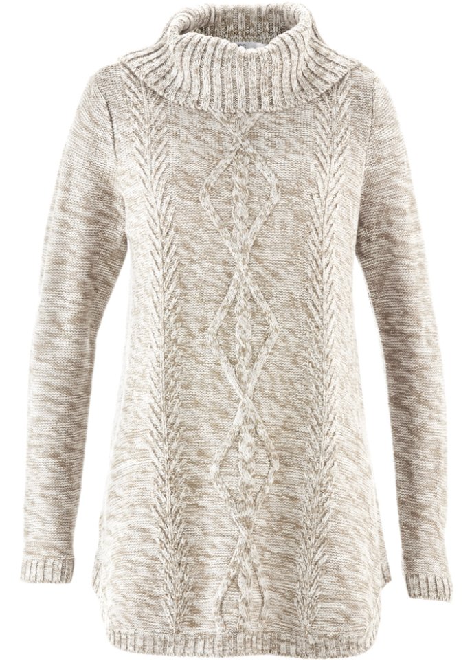 Poncho-Pullover, Langarm