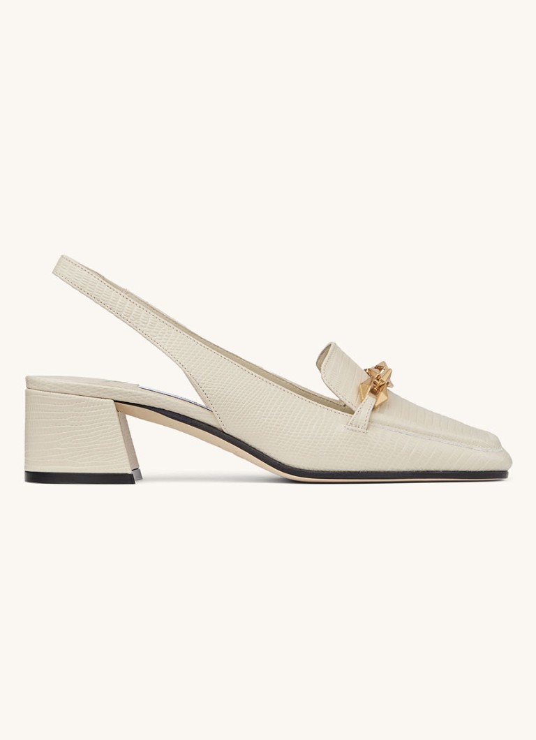 Jimmy Choo Diamond Tilda 45 -vasikannahkaslingback-kengät
