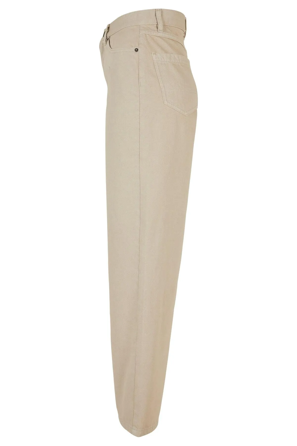 Urban Classics  Damen Denim-Hose im 90er-Jahre-Stil mit hoher Taille und weitem Bein