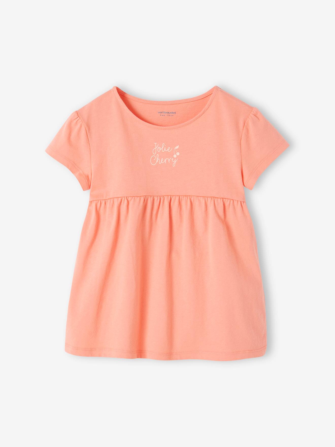 Vertbaudet Kurzer Mädchen Schlafanzug aus Musselin Oeko-Tex - rosa