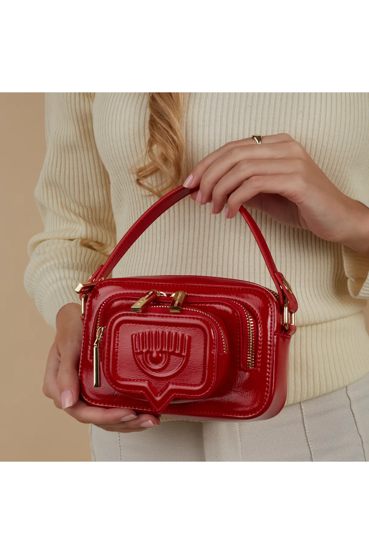 CHIARA FERRAGNI  Eyelike Damen Umhängetasche Rot 75sb4bf1-zs954-515