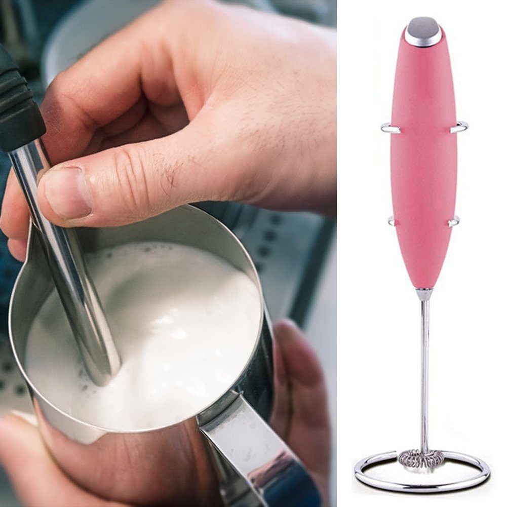Blusmart Milchaufschäumer Handheld Batterie Elektrische Milchaufschäumer Schäumer Kaffee