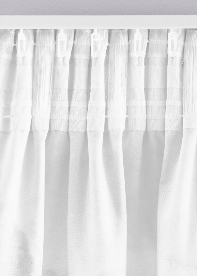 Microfaser Vorhang mit Schmetterlingsdruck (1er Pack)