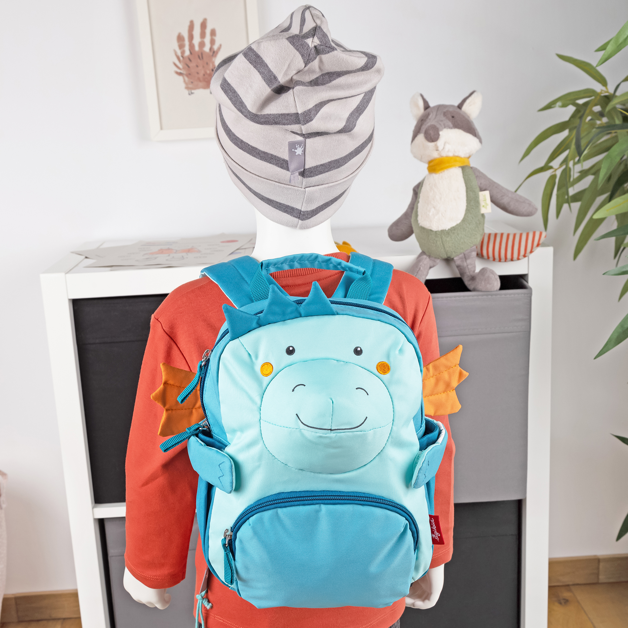 Kinder Pfötchen-Rucksack kleiner Drache
