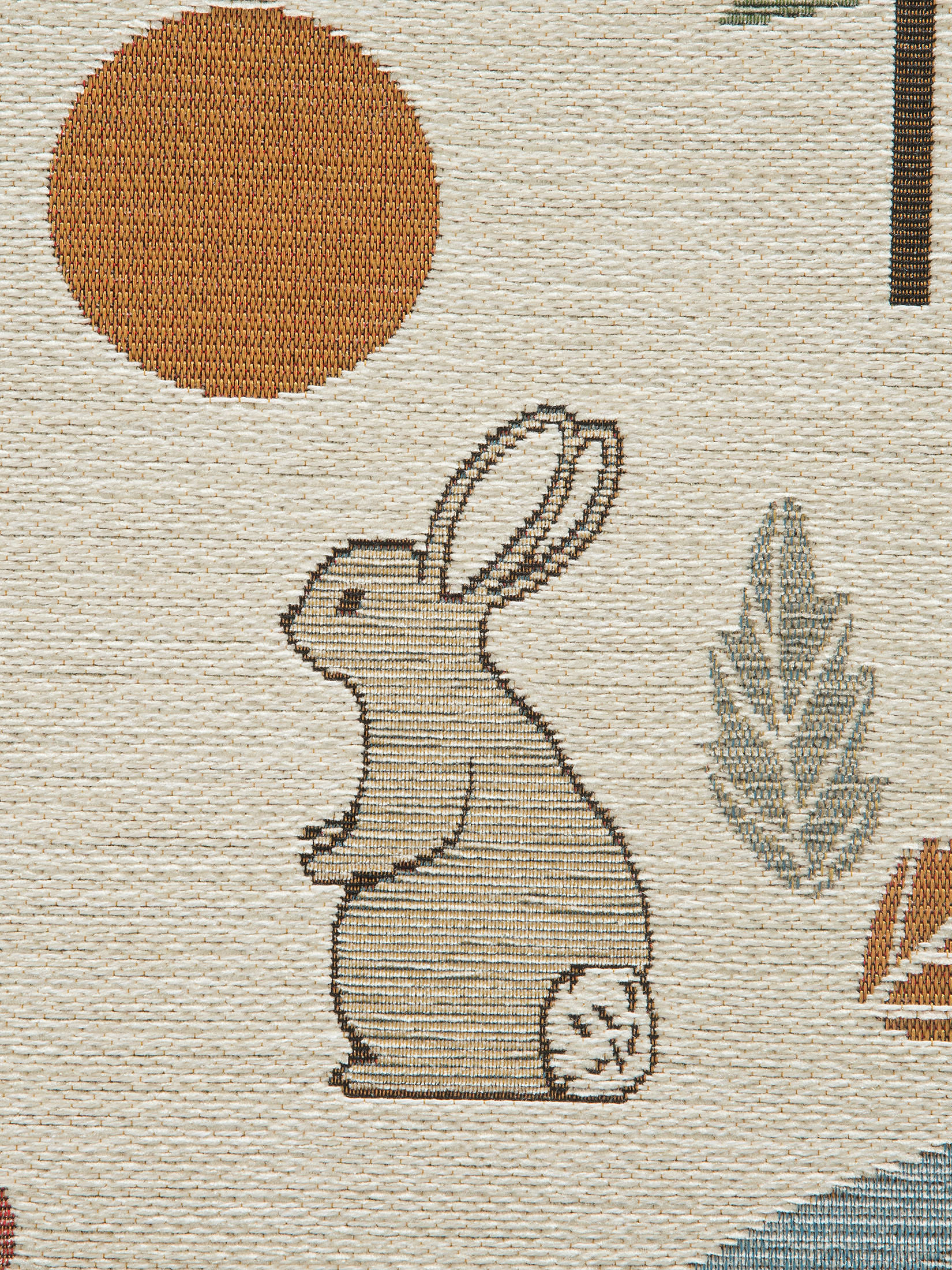 Happy Forest Kinder-Teppich, Ivory