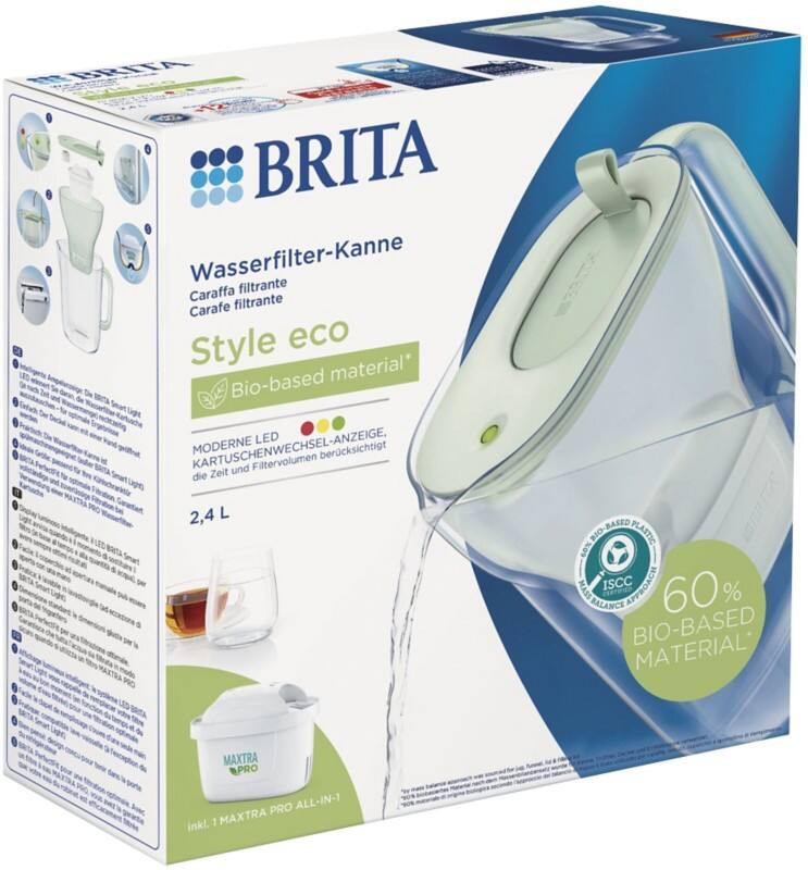 BRITA MXPRO 128012 Wasserfilterkanne Hellgrün 4 Stück