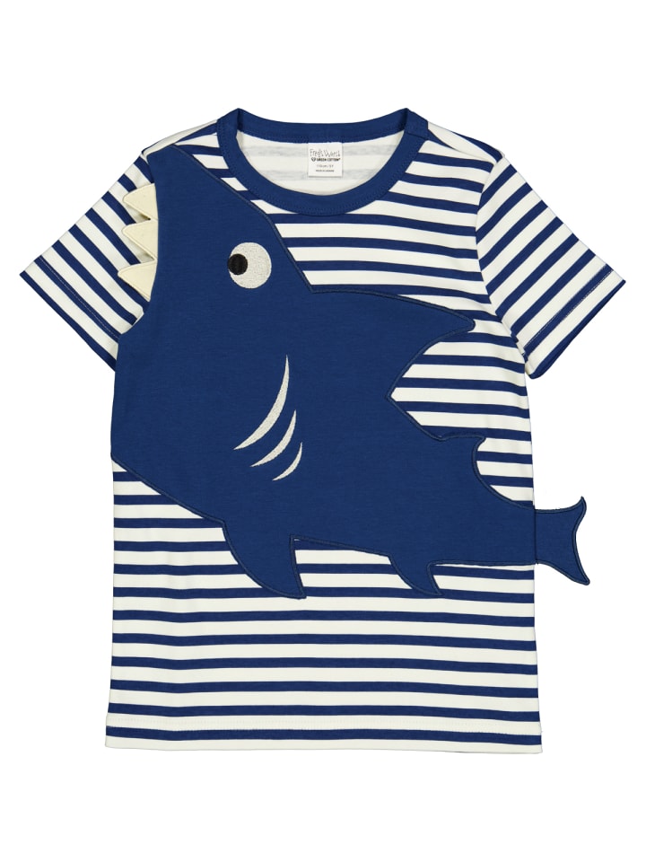 Fred´s World by GREEN COTTON T-Shirt in Almond/ Navy günstig kaufen