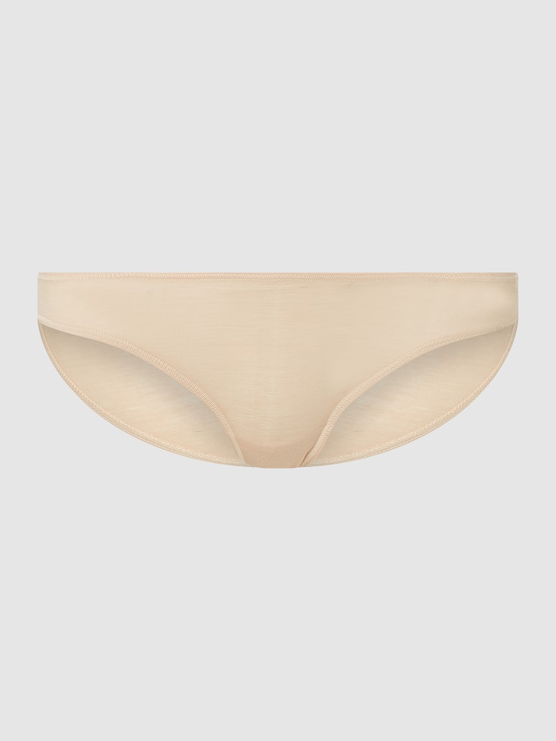 Slip aus merzerisierter Baumwolle Modell 'Ultralight' - schnell trocknend in beige