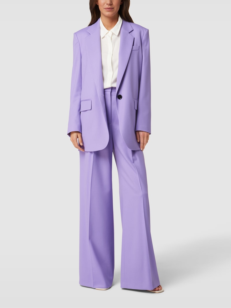 Blazer mit Strukturmuster Modell 'Jaleno' in flieder