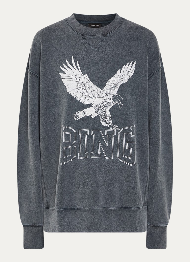 Sveter Anine Bing Alto s potlačou a pranou úpravou