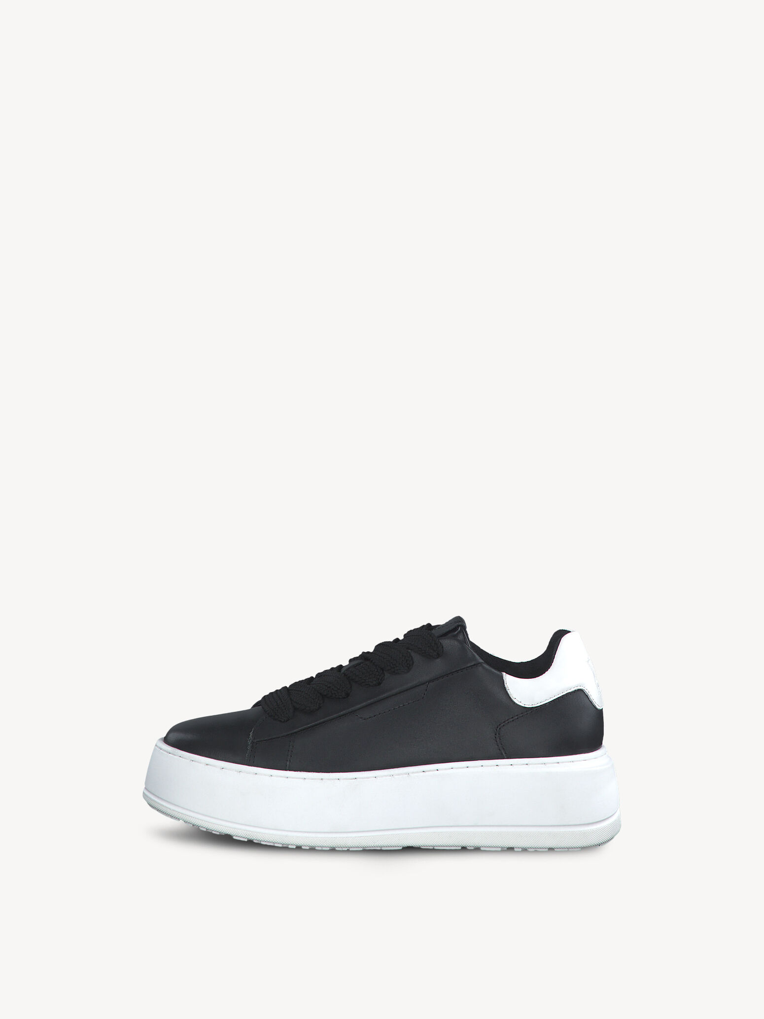 Basket en cuir - noir