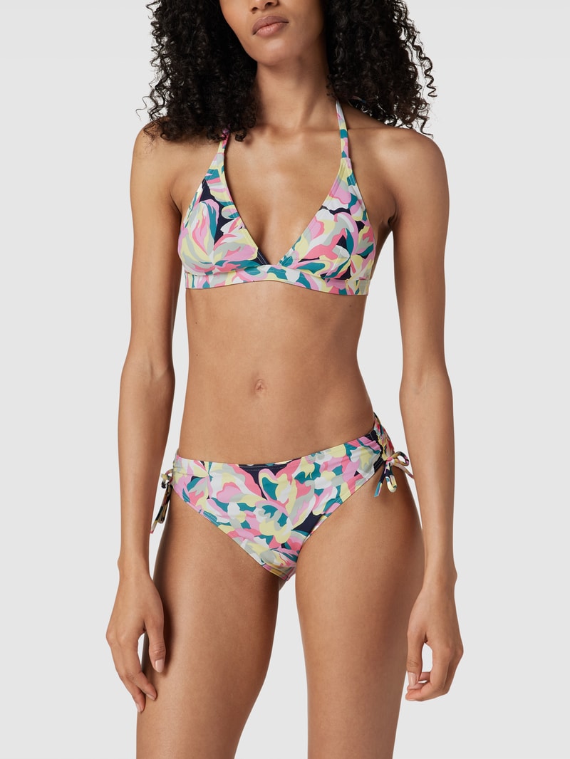 Bikini mit Allover-Muster Modell 'CARILO' in marineblau