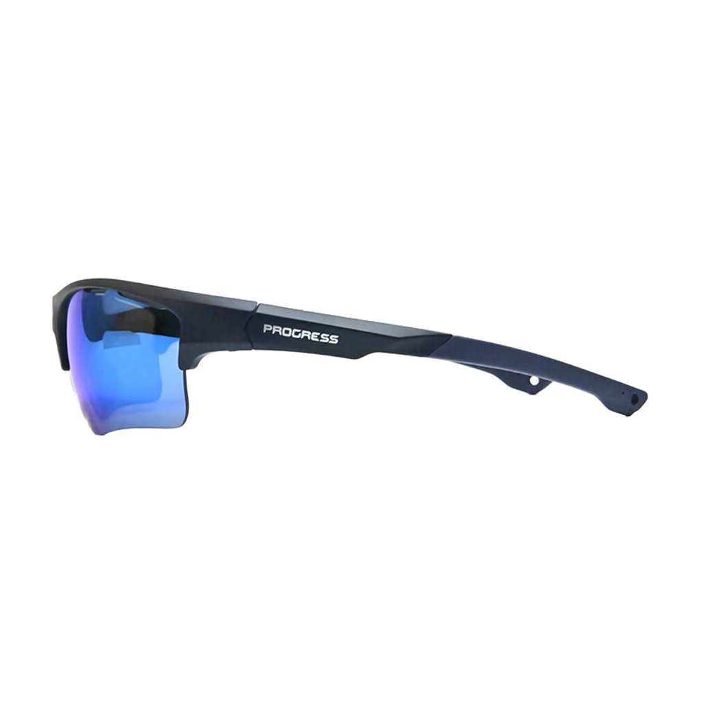 Progress Juno Blu-R Navy Sportsonnenbrille für Kinder