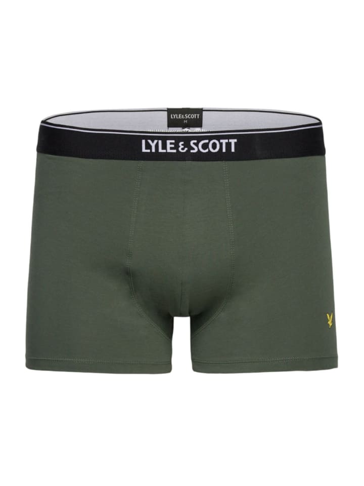 Lyle & Scott Trunks 5-Er Set in Schwarz/Khaki/Weiß/Dunkelblau/Meliertes Grau günstig kaufen