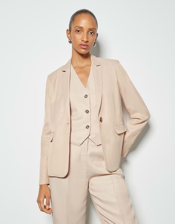 Leinen Blazer Naurelia