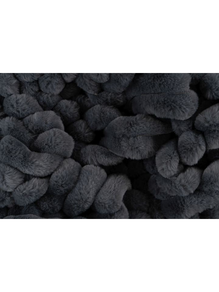 GMD Living Superweiche Kuscheldecke PLUSH, moderne Wohndecke in Graphite (dunkelgrau) günstig kaufen 150 x 200 cm