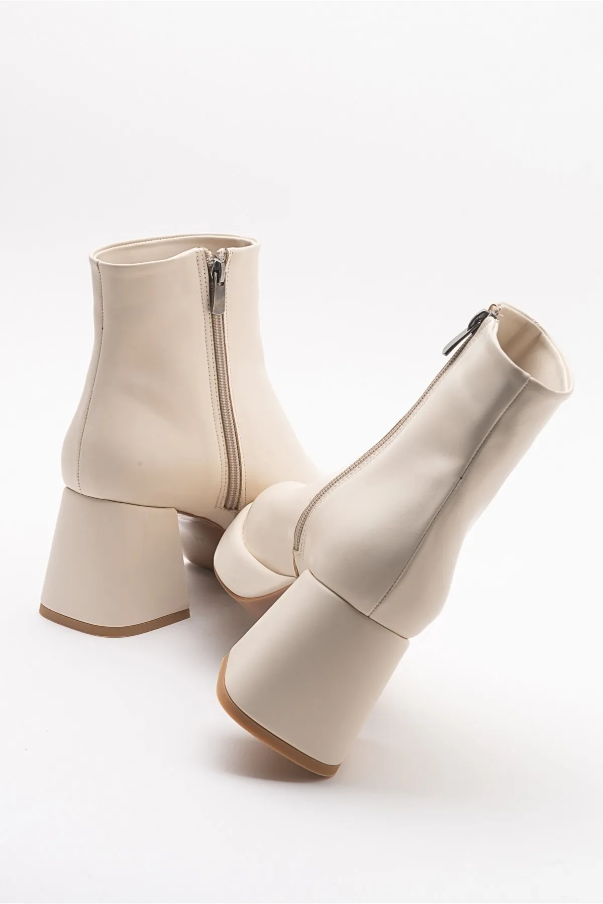 LuviShoes  Fore Cream Skin Damenstiefel