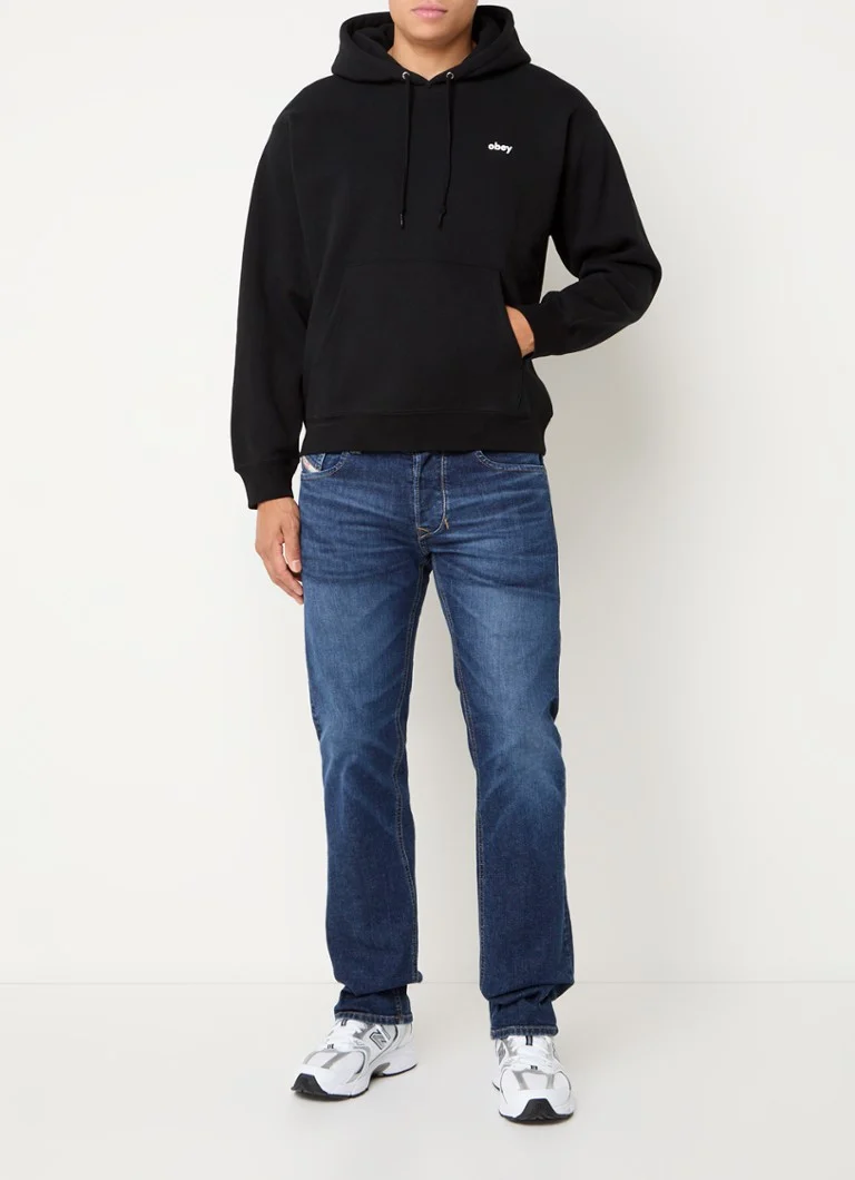 Obey Dalmation hoodie with logo and back print