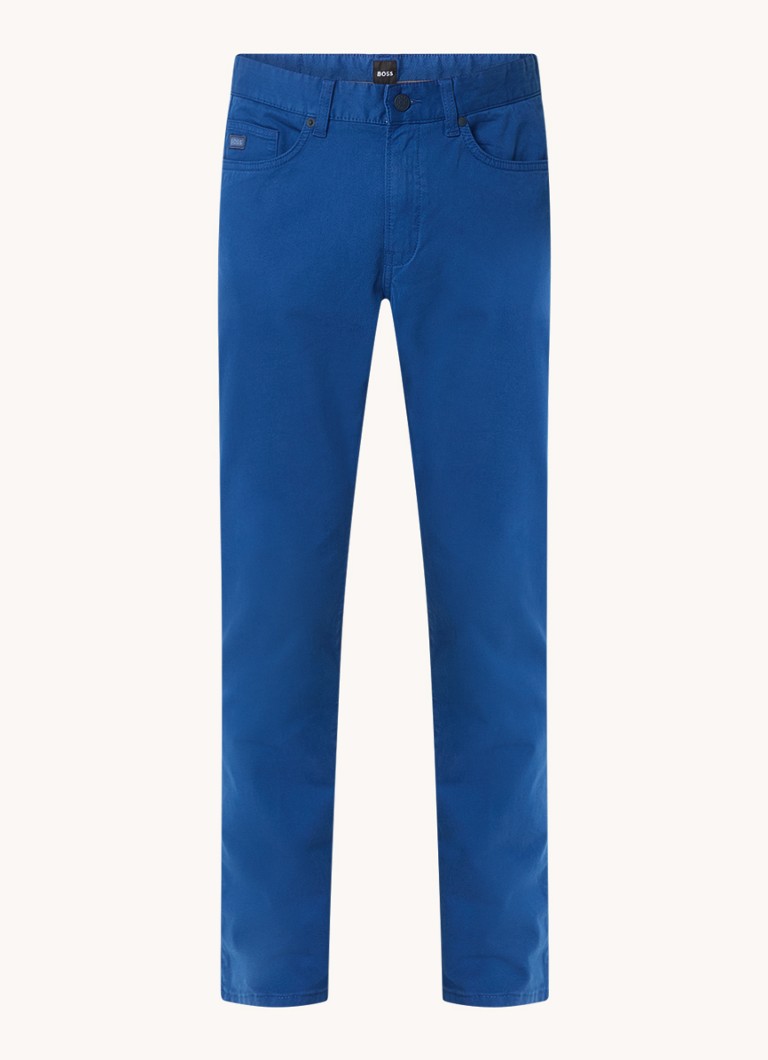 HUGO BOSS H-Delaware vunene hlače slim fit kroja s bočnim džepovima