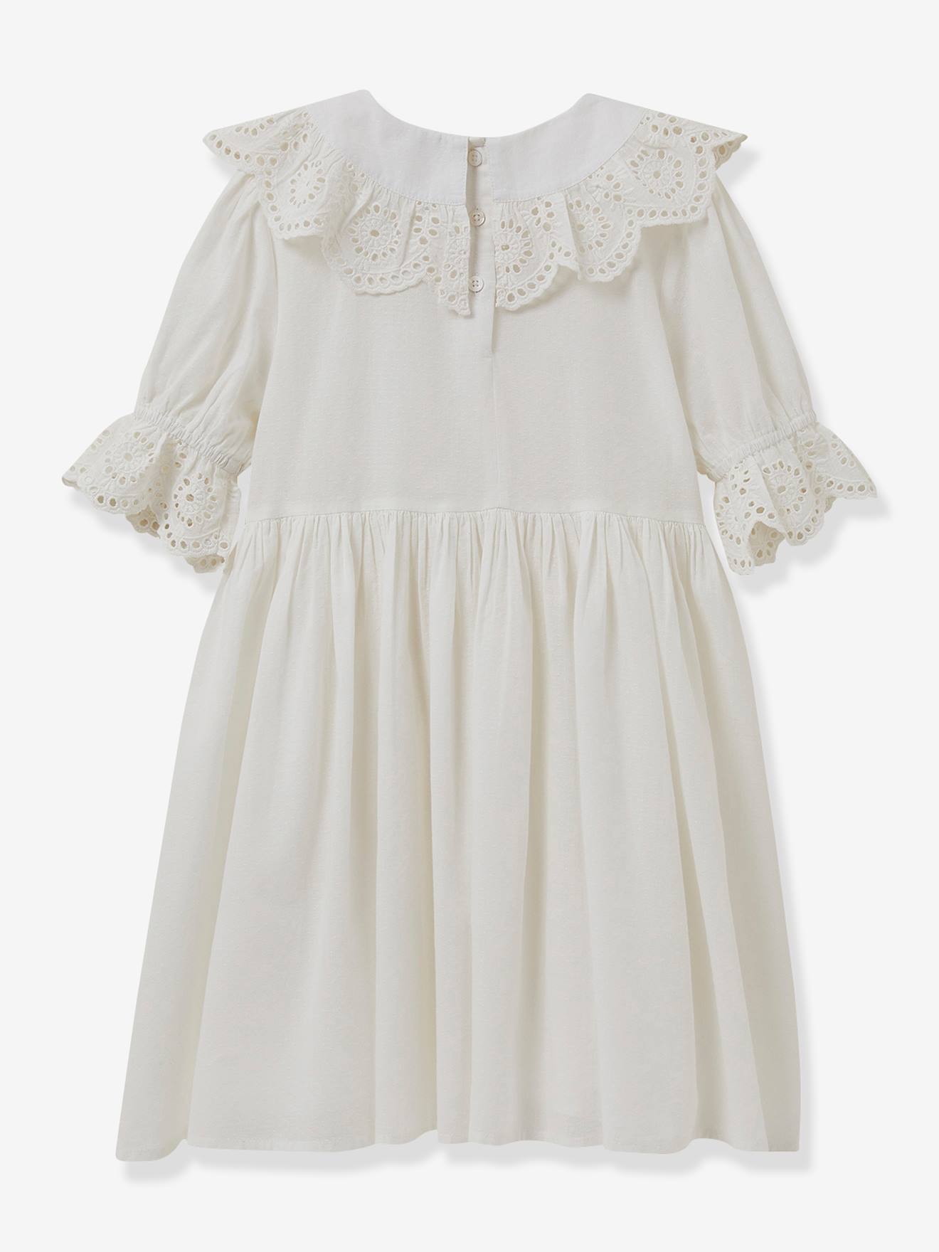 Cyrillus Festliches Mädchen Kleid ADELINE CYRILLUS - weiß
