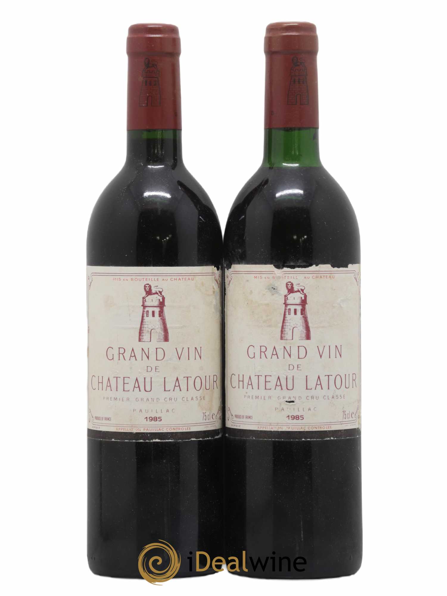 Château Latour 1er Grand Cru Classé  1985 - Lot de 2 Bouteilles