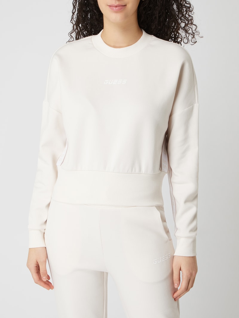 Sweatshirt aus Baumwollmischung in sand