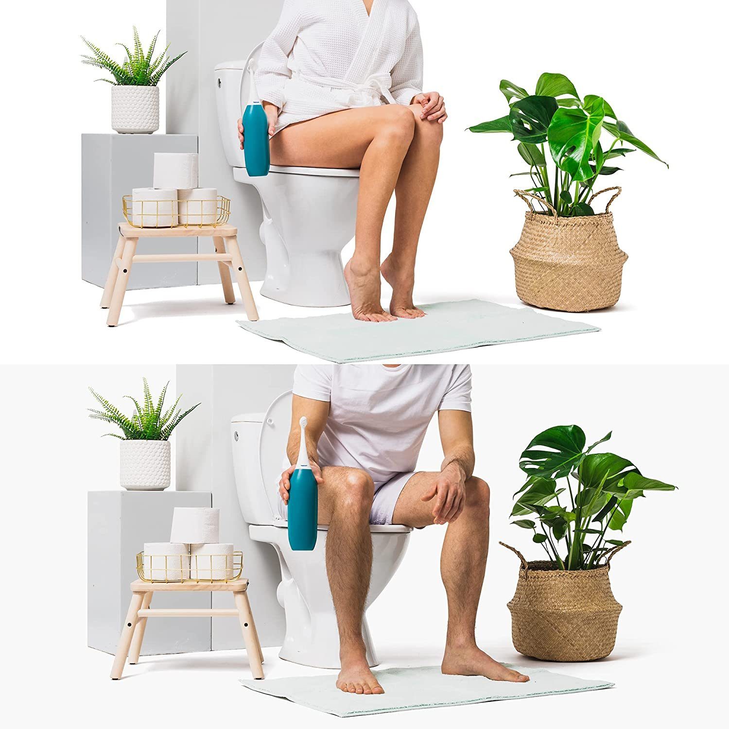 HappyPo Bidet SET 2.0 Dusche + Ersatz-Duschköpfe aus Höhle der Löwen