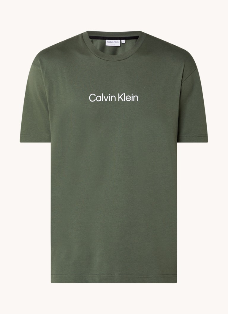 Tricou Calvin Klein cu logo imprimat