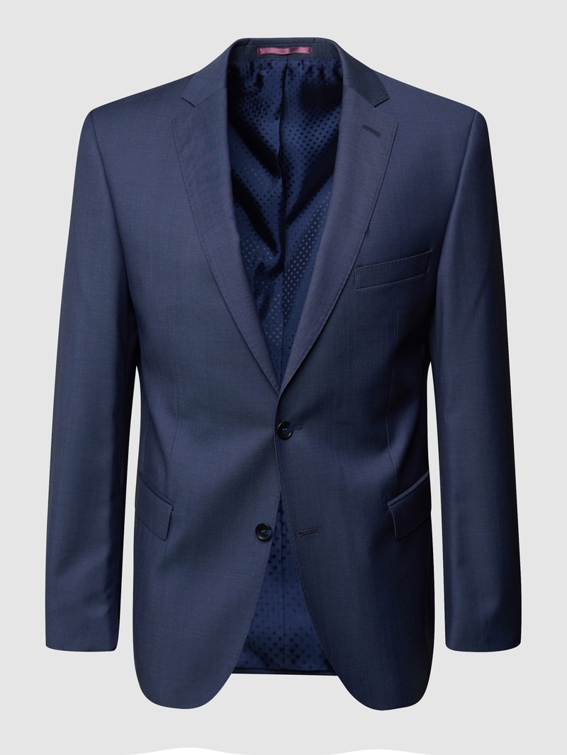 Modern Fit 2-Knopf-Sakko aus Schurwolle in blau