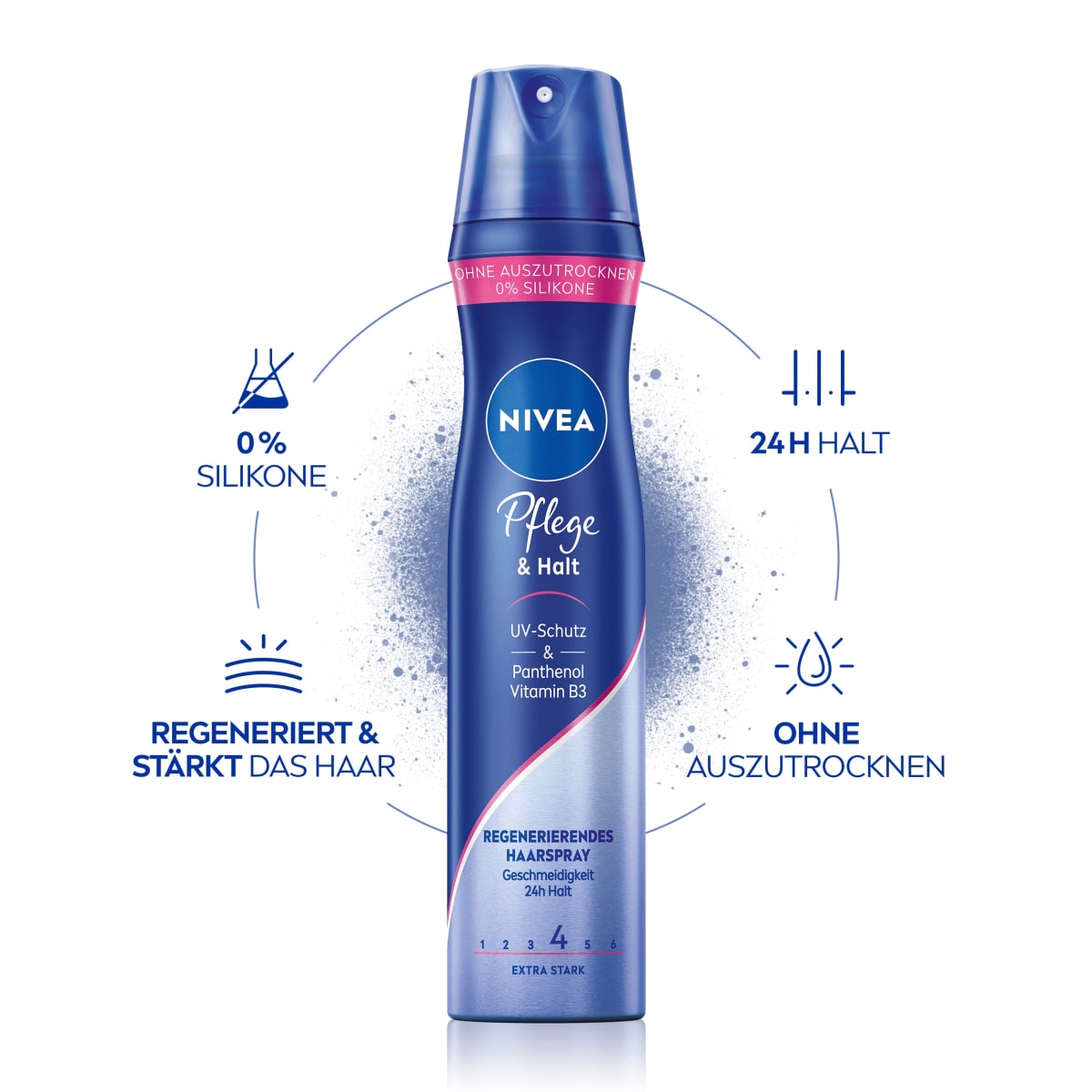 Haarspray Pflege & Halt, 250 ml