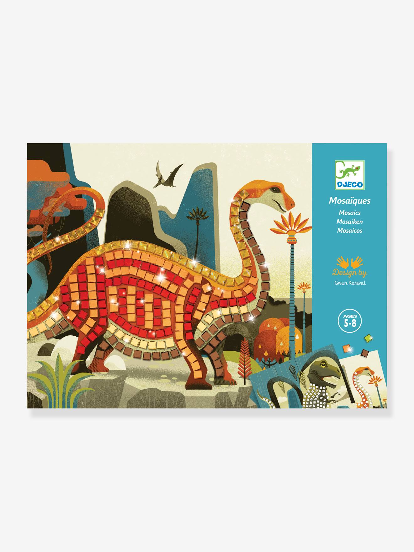 Mosaïques Dinosaures DJECO rouge