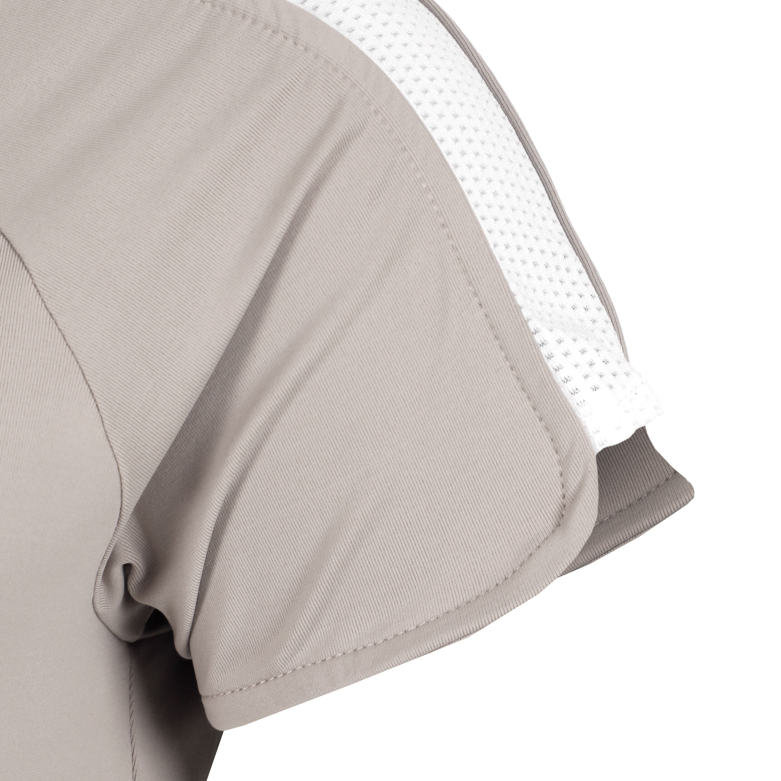 Mesh T-Shirt Damen - Creme