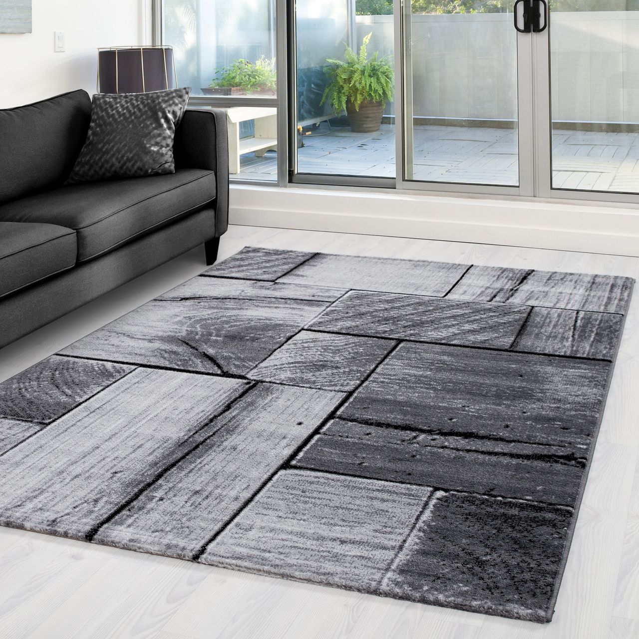 Ayyildiz Teppich, PARMA 9260, BLACK, 280 x 370 cm