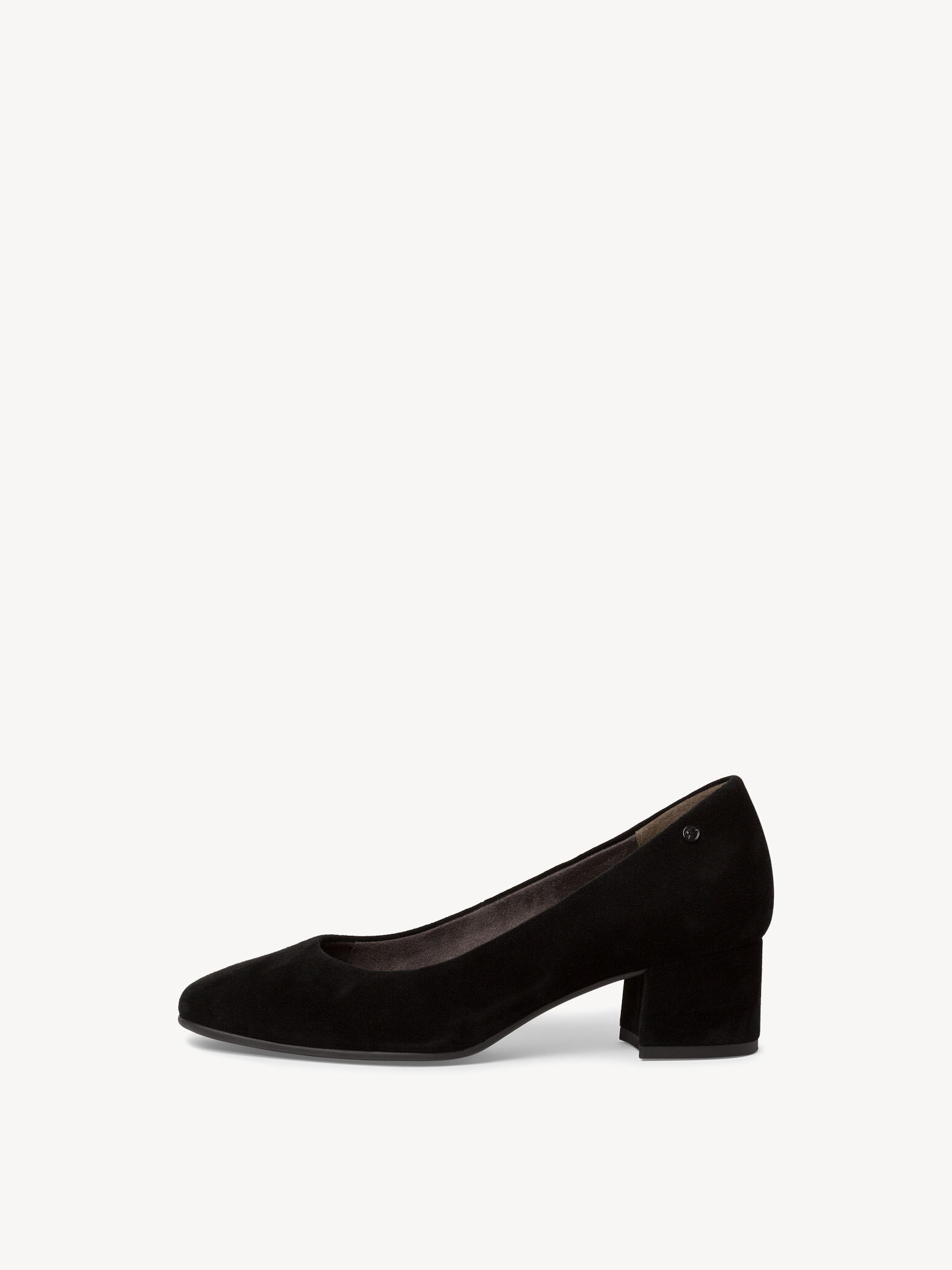 Escarpin en cuir - noir