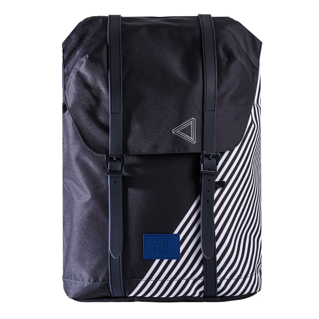Frii of Norway Ergonomischer Schulrucksack 30L Black Stripe