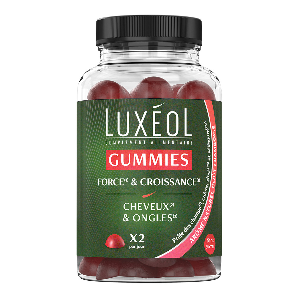 Luxéol Luxéol Gummies Force et Croissance Complément alimentaire